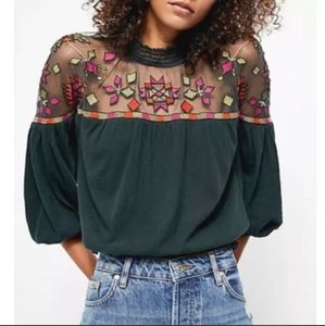 Free People Evergreen Monday Morning Top